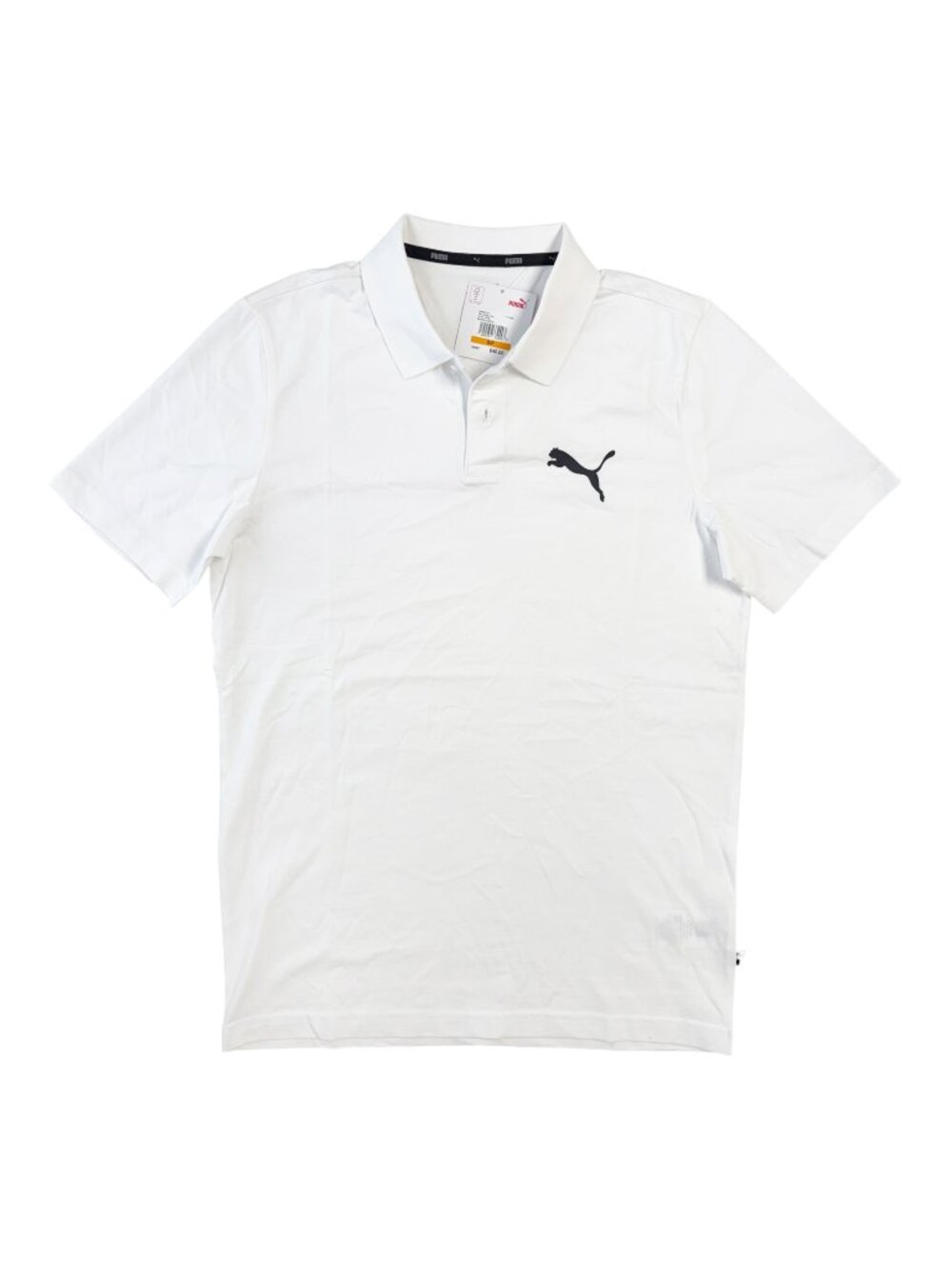 🆕 Puma Men's White Cotton Polo (S)